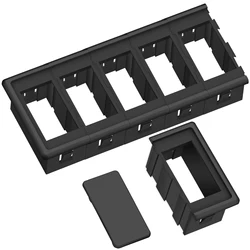 Rocker Switch Clip Panel para ARB Carling, Single Marine Switch Panel, Patrol Holder Habitação, Montagem DIY, 6 Tipos