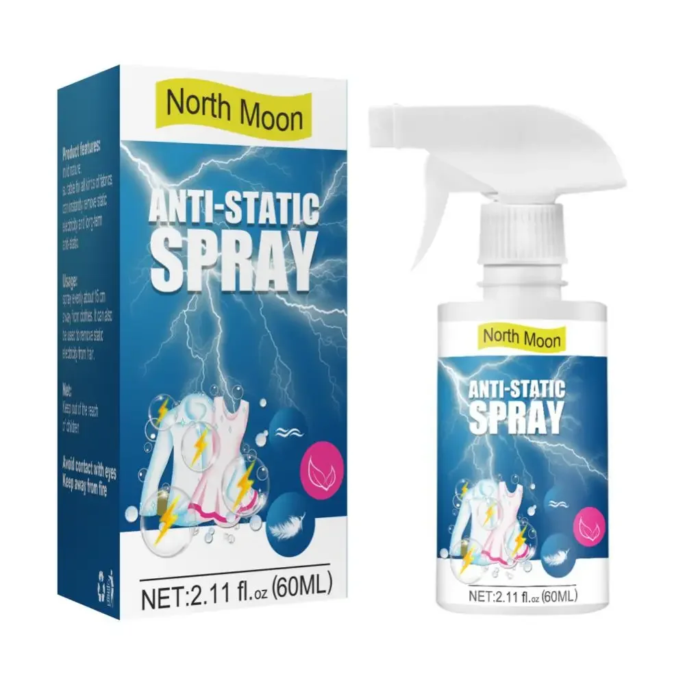 Static Remover Sprays Aromatic Non-toxic Long-lasting Anti-static Spray For Clothes Hair Quick Static Electricity Removal Items