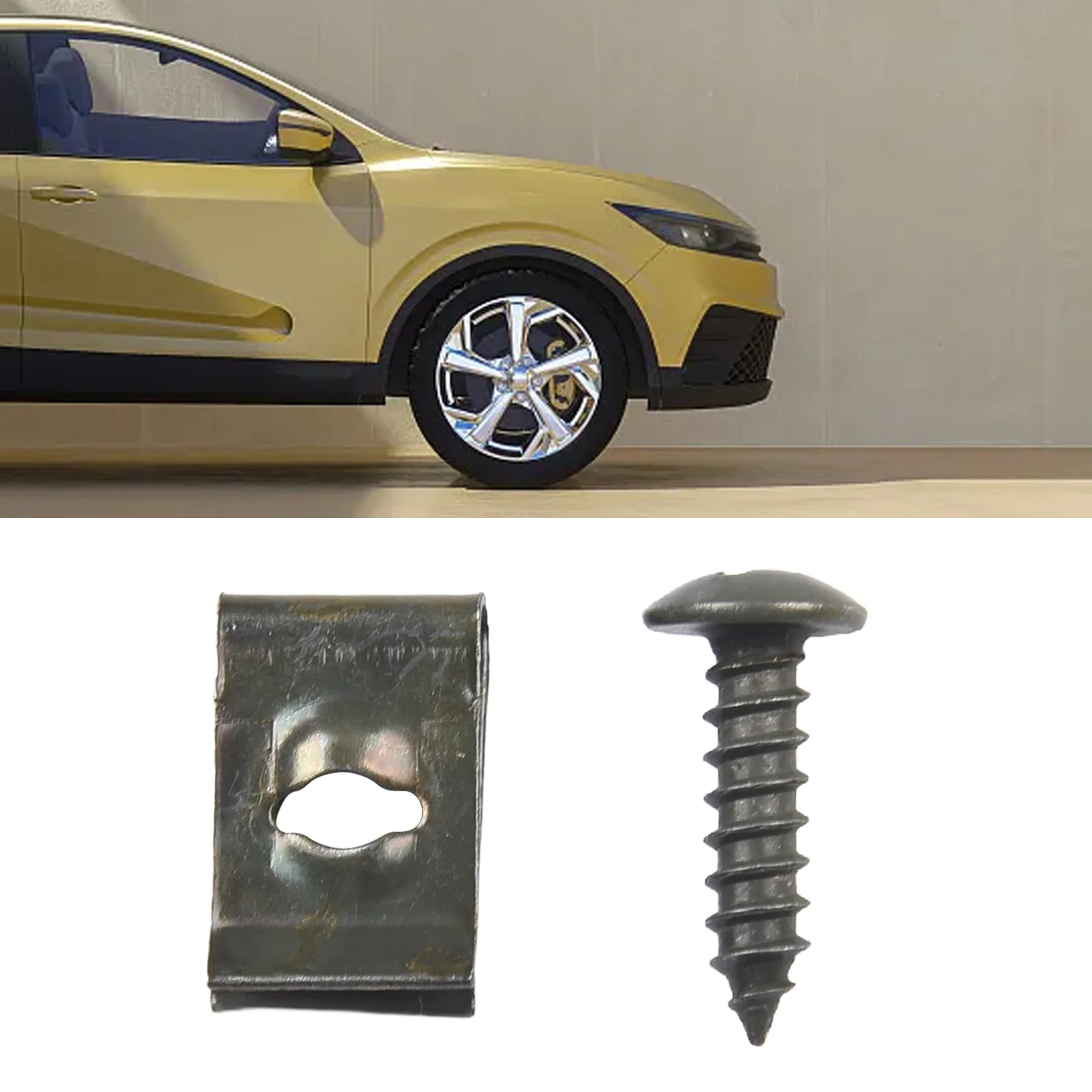 Auto Parts Installation Metal Screw Clip for versatile Use Vibration Reduction High Universality Quick Installation