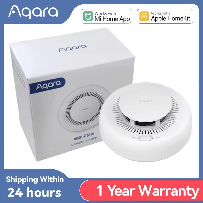 

Aqara Smoke Detector ZigBee Smart Fire Alarm Monitor Sound Alert Home Security APP Remote Control For Mi home Homekit