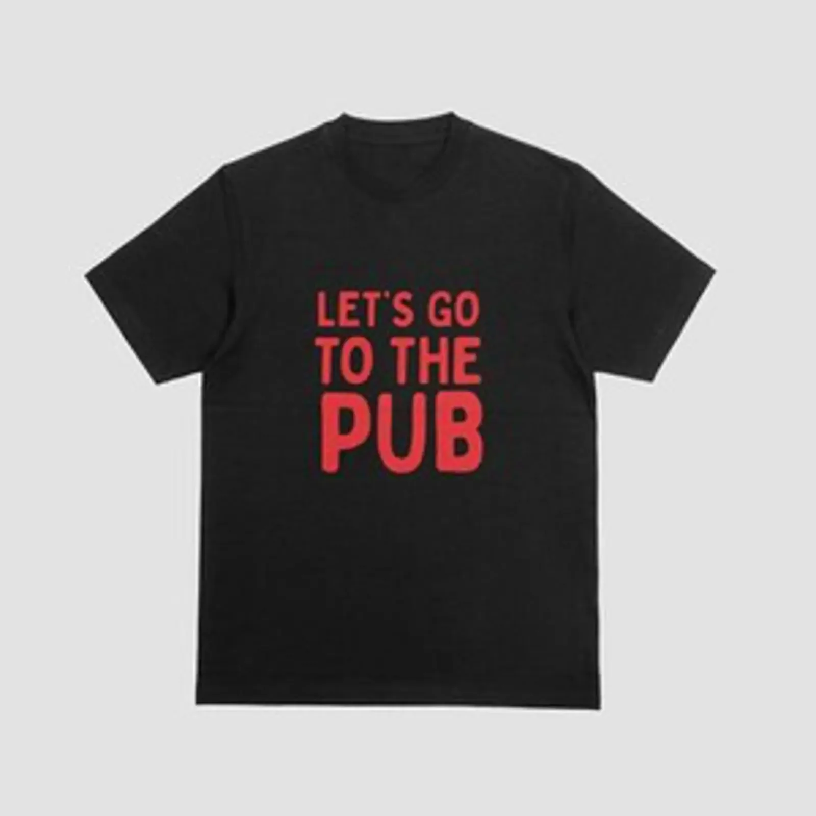 Футболка Lets Go To The Pub с забавным принтом (алкоголь, пиво, вино), винтажная, с эффектом потертости, дизайнерская, эластичная, для повседневной носки, модель 071