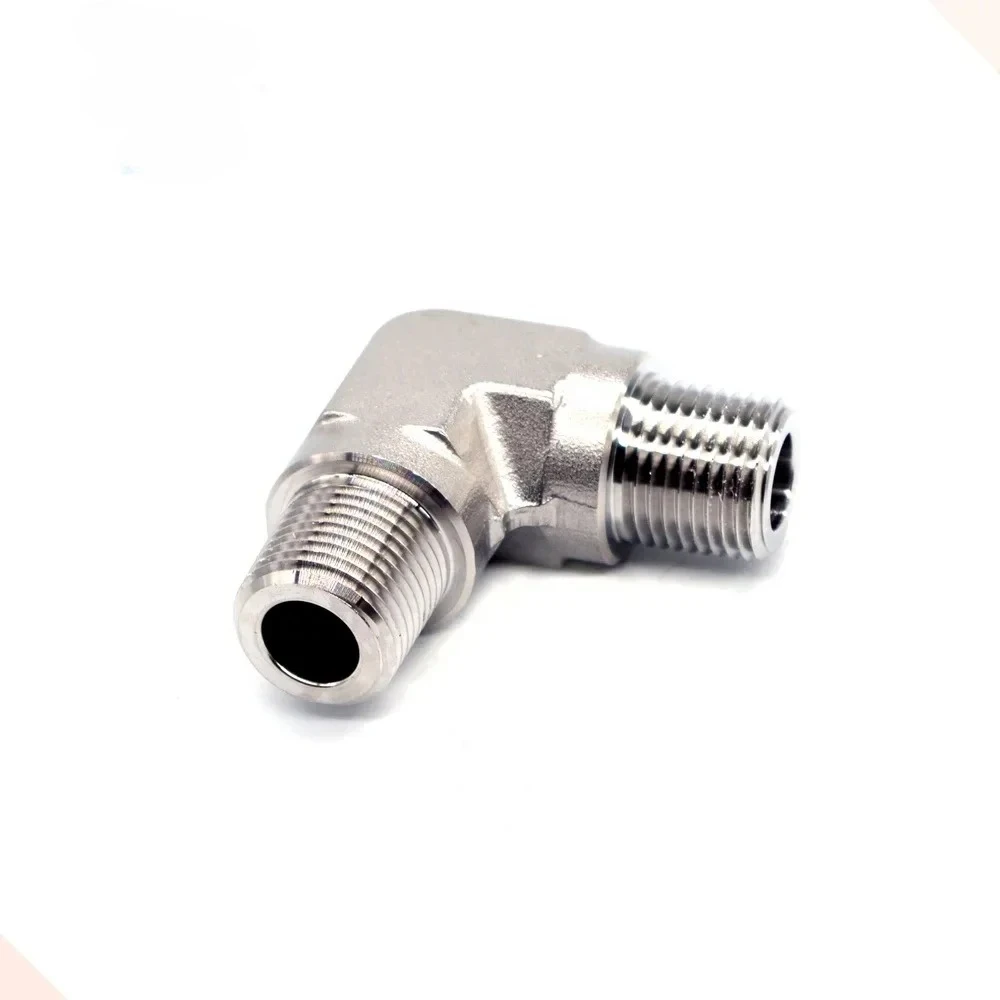 

Male Elbow 1/8in 1/4in 3/8in 1/2in 3/4in 316 NPT Thread Fittings 90 Degree Male Thread