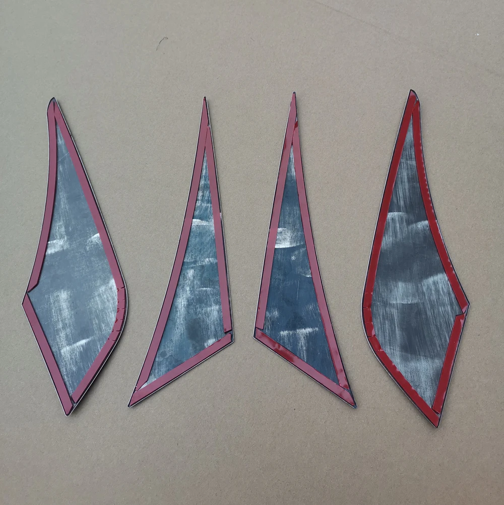 Stainless Steel Rear Taillight Decorative Cover trim for Nissan juke F16 2019-2022  Carbon fiber pattern 4PCS