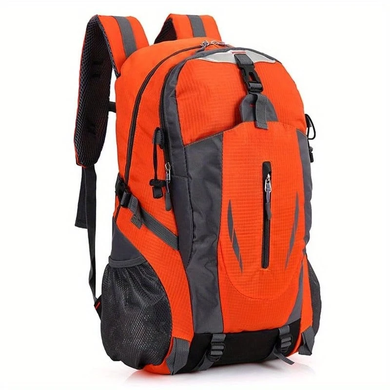Sac à dos de randonnée léger, résistant aux déchirures, bretelles et ceinture de poitrine réglables, bretelles en maille respirante, multi-poches pour le cyclisme, l'escalade, la randonnée, le camping