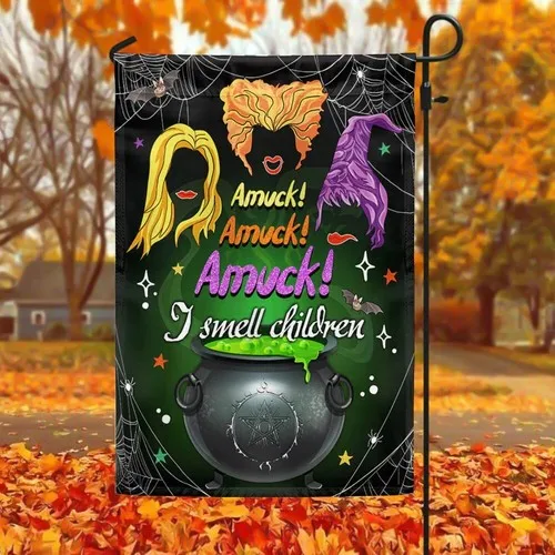 Флаг на Хэллоуин Amuck I Smell Children Flag Graden Flag FFLCCE ZZA WWL EEL