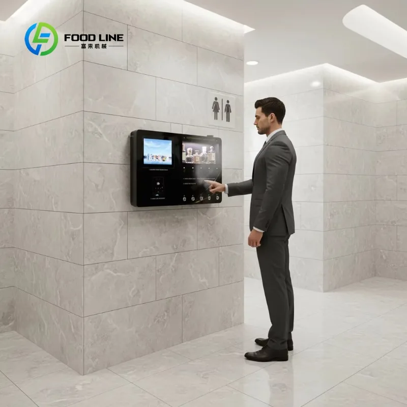 Smart Perfume Vending Machine Coin Credit Card Payment WiFi LED Display Commercial Self Service Equipment
