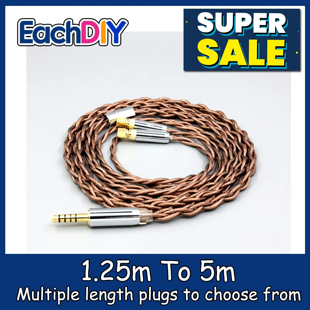 

99% 24k Gold 7n Pure Silver Graphene Shield Earphone Cable For HiFiMan HE400 HE5 HE6 HE300 HE4 HE500 HE6 Headphone LN008536