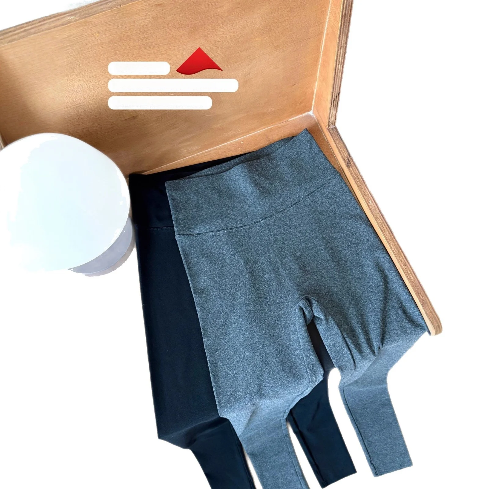 กางเกงโยคะเอวสูงผ้าฝ้ายผสมไลคร่าบางเบาสำหรับฤดูใบไม้ร่วง ช่วยกระชับหน้าท้อง ยกกระชับสะโพก ทรง 9 ส่วน สำหรับผู้หญิง