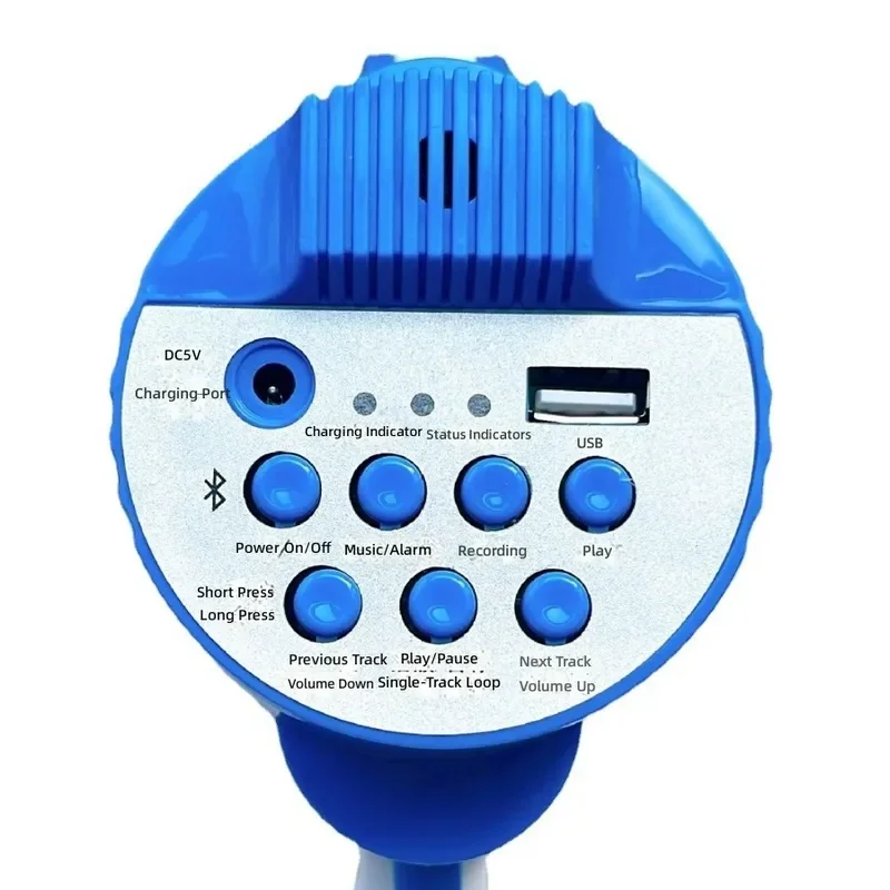 for Handheld Folding Bluetooth Speaker with USB Disk Support Rechargeable High Volume