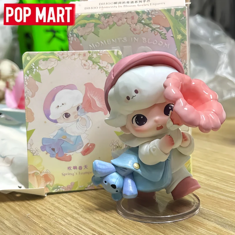 

POP MART Original DIMOO Moments In Bloom Series Blind Box Trendy Toy Dolls Mystery Box Cute Anime Figure Festival Birthday Gifts