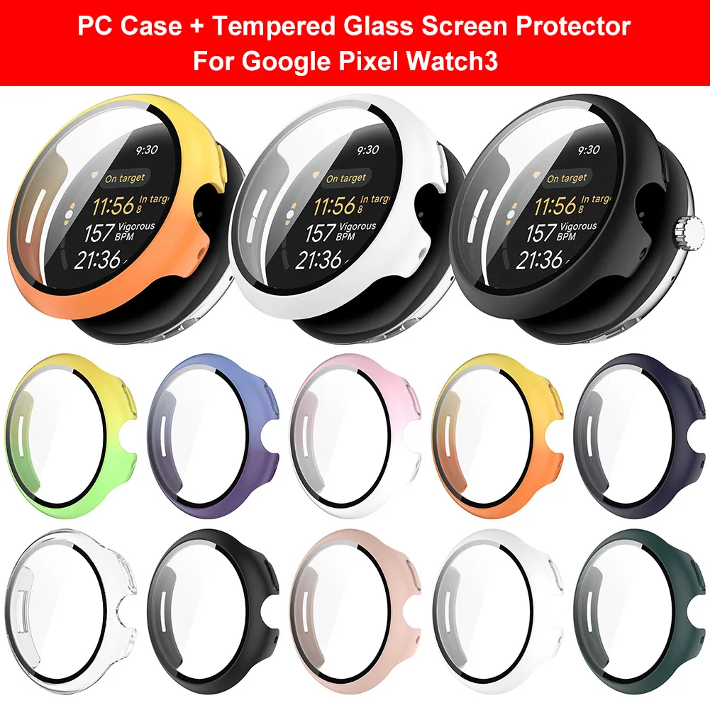 Integrated Protective Cover Anti-Scratch Watch Case Shockproof Full Protective Cover for Google Pixel Watch3 41 45MM Accessories
