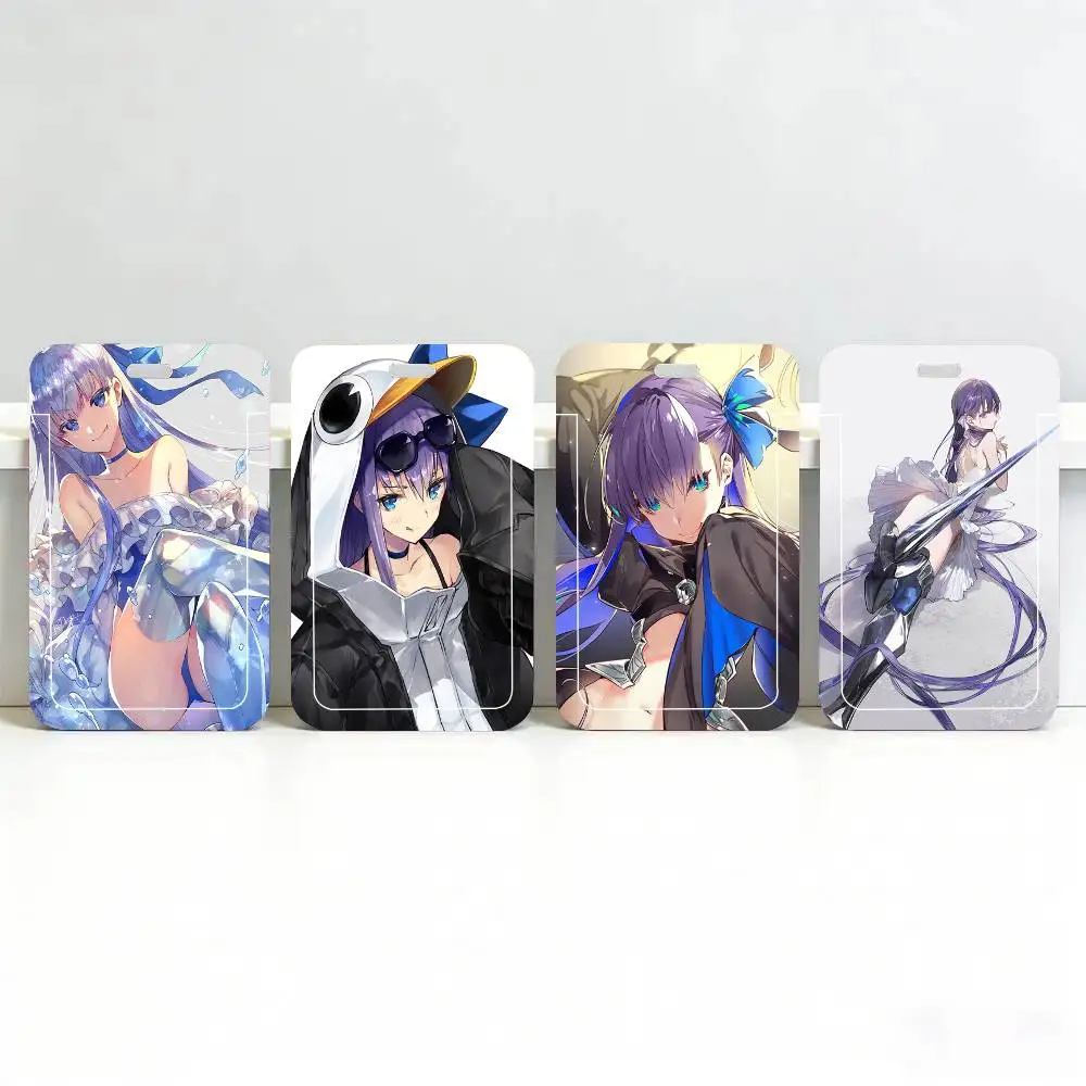 Meltryllis Animated Game Fate Grand Order Black Lanyard Card Holders Student Meal Cards And Campus Ids School