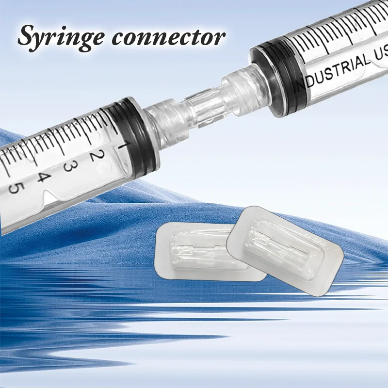 syringe connector sterile medicalLuer Thread Connector Pp Material for leak proof pneumatic components