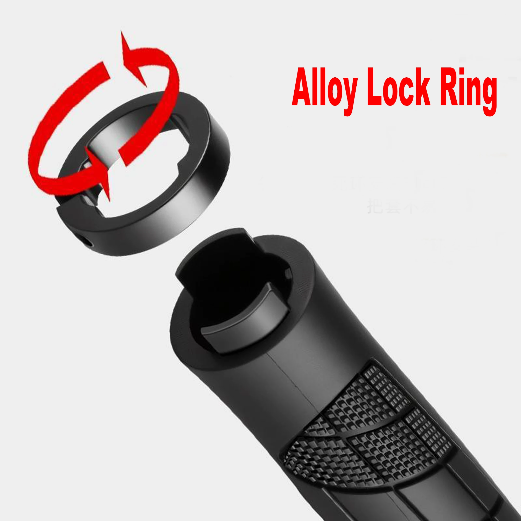 Gummi Fahrrad Lenker Griffe MTB Lock-on Grip Stoßfest Nicht-slip Berg/Rennrad Griff Abdeckung Fahrrad zubehör – Detail 4