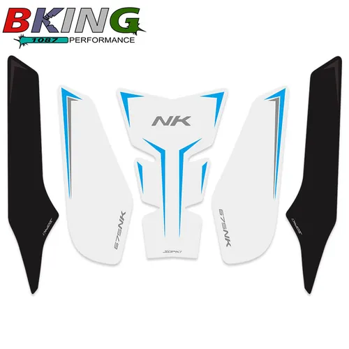 Imagen 2 del producto Para CFMOTO 675NK NK675 675 NK 2025 + motocicleta 3M almohadilla de depósito antideslizante pegatinas almohadilla lateral de Gas rodilla Protector calcomanía Accesorios