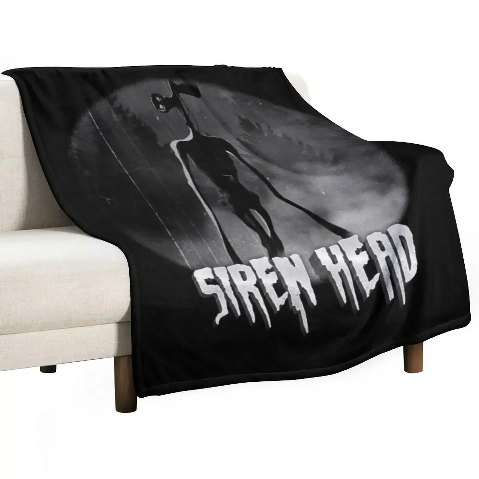 Scary Siren Head vintage meme Throw Blanket decorative Decorative Sofas Decorative Beds Cute Plaid Personalized Gift Blankets