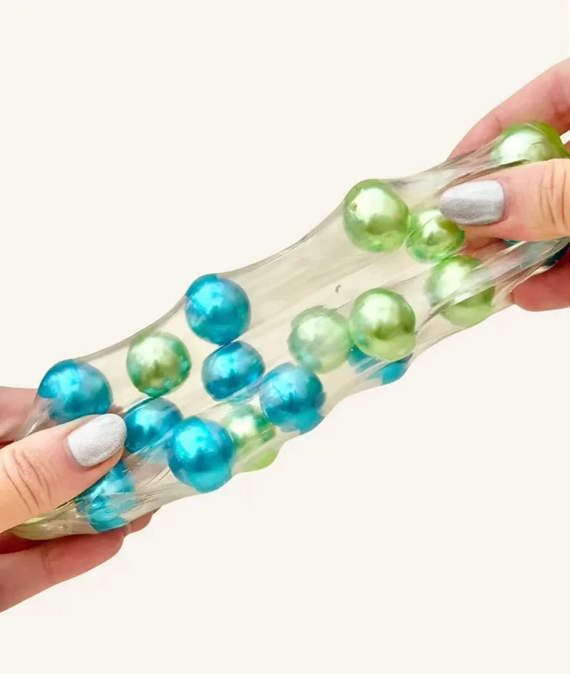 Neuer kreativer Squeeze-Fidget-Würfel, Perlenball, Zauberwürfel, Stressabbau, Anti-Angst-Sensorikspielzeug, Geschenk für Erwachsene, Squeeze-Spielzeug, Geschenke – Detail 5
