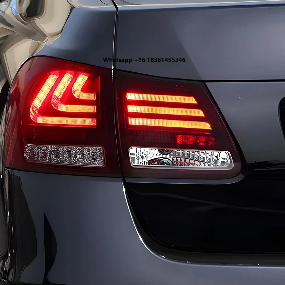 Auto Rear LED Dynamic Turn Taillights Assembly for   GS250 GS300 GS350 GS400 GS450H 2004-2011 100W Car Accessories