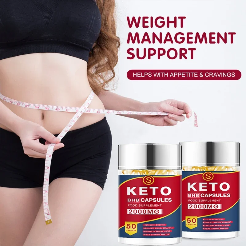 Keto BHB Fat Burning Supplement 2000 mg, Boosts Metabolism, Food Suppressant, Fat Burning, Boosts Immunity