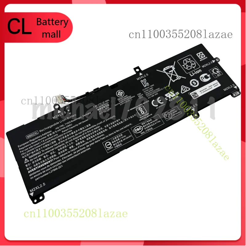 

New Genuine MM02XL Battery for HP Pavilion 13-AN0000TU 13-AN0001TU HSTNN-DB8U