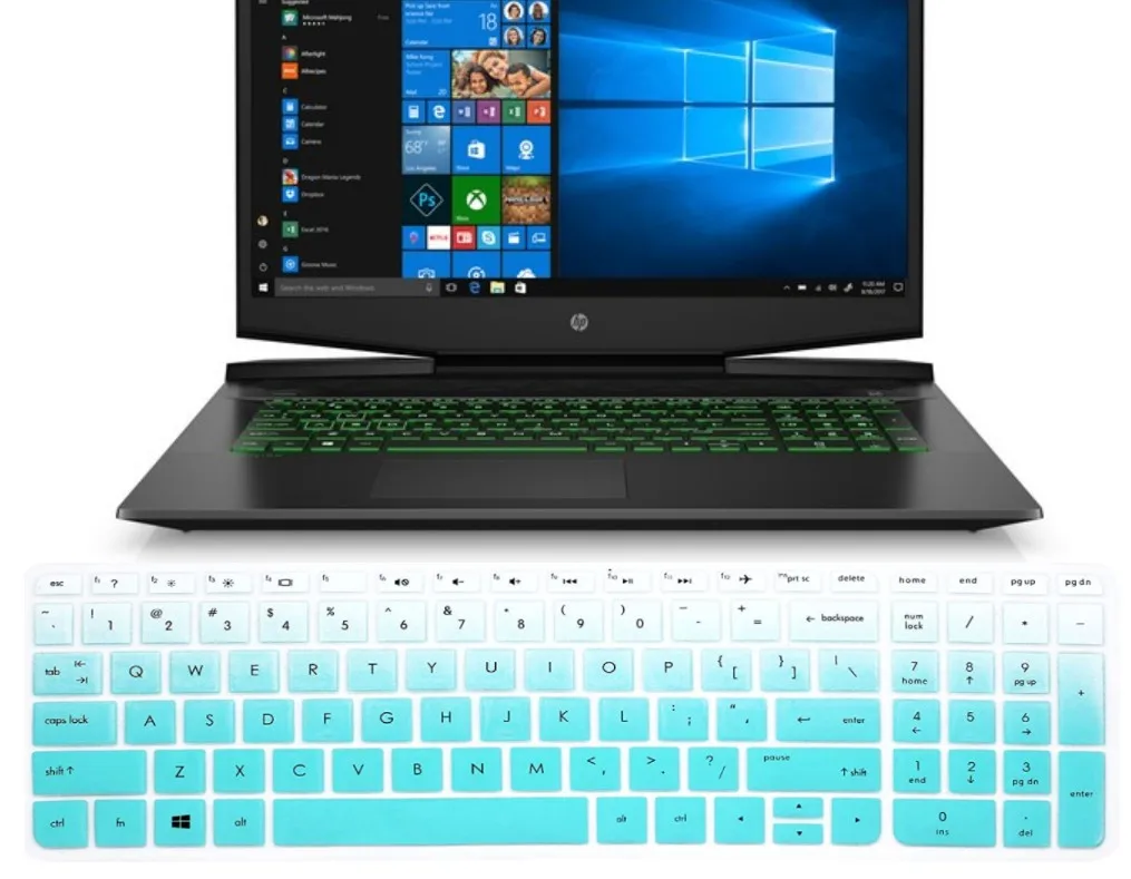 

Для Hp Pavilion Gaming 17-Cd2055ur 17-Cd1508na 17-Cd2014ng 17-Cd1017tx 17-Cd Series 17 17,3-дюймовый чехол для клавиатуры для ноутбука