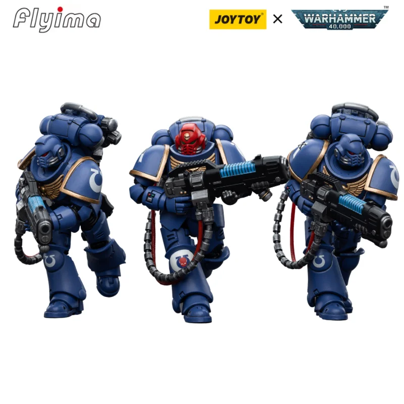 

[IN-STOCK] JOYTOY Warhammer 40k 1/18 Action Figure Ultramarines Hellblasters [3PCS/Set] Model Toy Gift Free Shipping