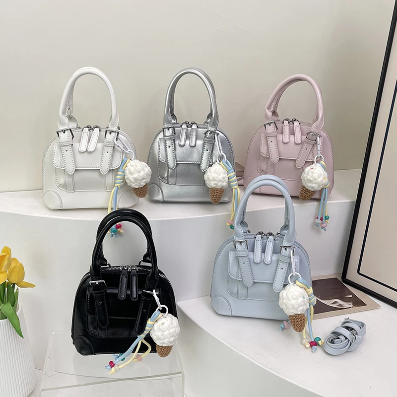 

Fashionable Shell Shaped Women's Shoulder Bag Simple Handbag Small Crossbody Bag for Ladies New Arrival