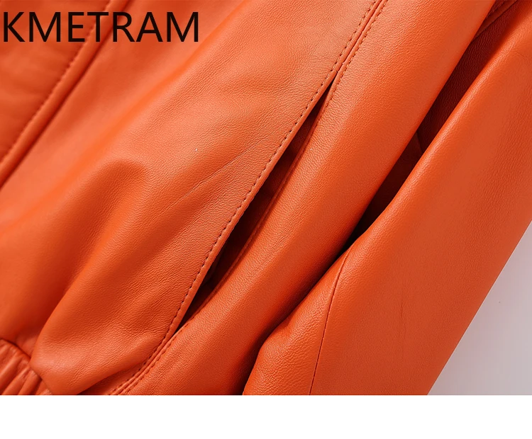 100% strato superiore giacche di pelle di pecora donna casual giacca corta in vera pelle 2025 nuovo in capispalla autunno abbigliamento donna arrivoات