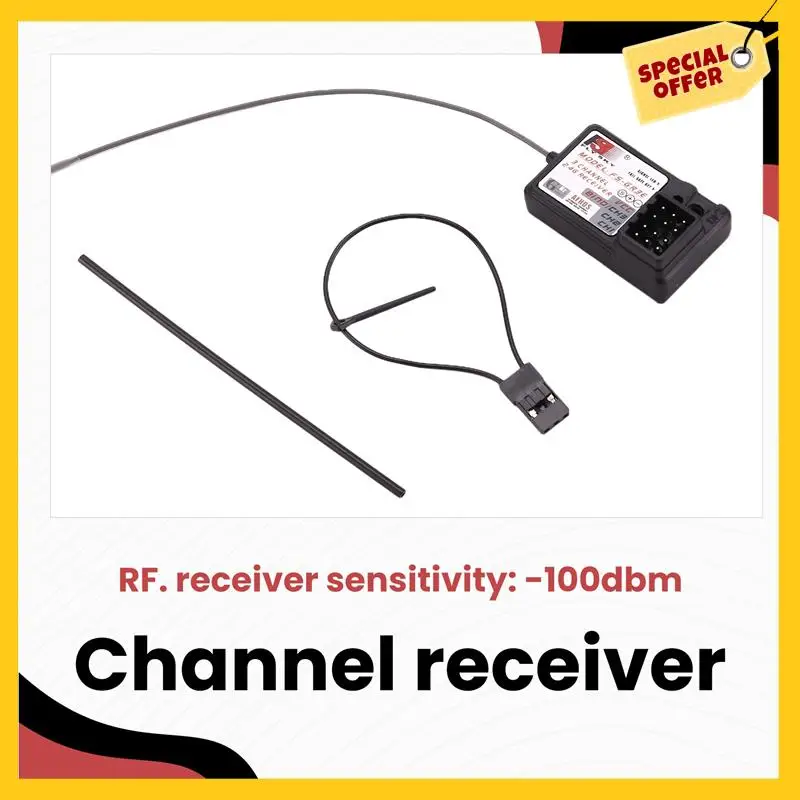 

Abcyflysky FS-GR3E 3CH 2.4Ghz Receiver GT2 GT3 GT3B GT3C GR3C RC Car Boat