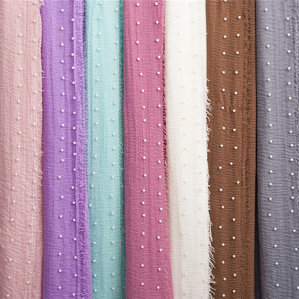 

Cotton Linen Pearl Wrapping Cloth Blanket For Photography Sleeping Lightweight Washable All-Season Gift