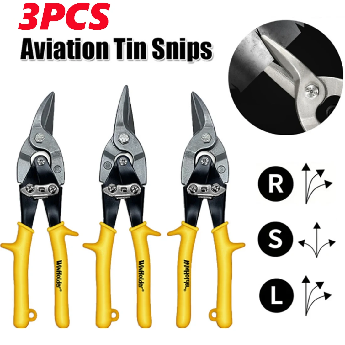 

Авиационные ножницы для резки металла, многофункциональные прямые ножницы для листового металла, профессиональный промышленный ручной инструмент