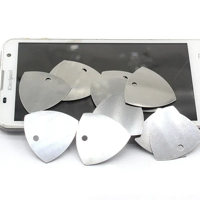 10/20/50PCS Metal Phone Opening Tools Metal Guitar Picks Pry Opener for iPhone iPad Tablet PC Disassemble Repair Tool Kit - Detail Angle #03