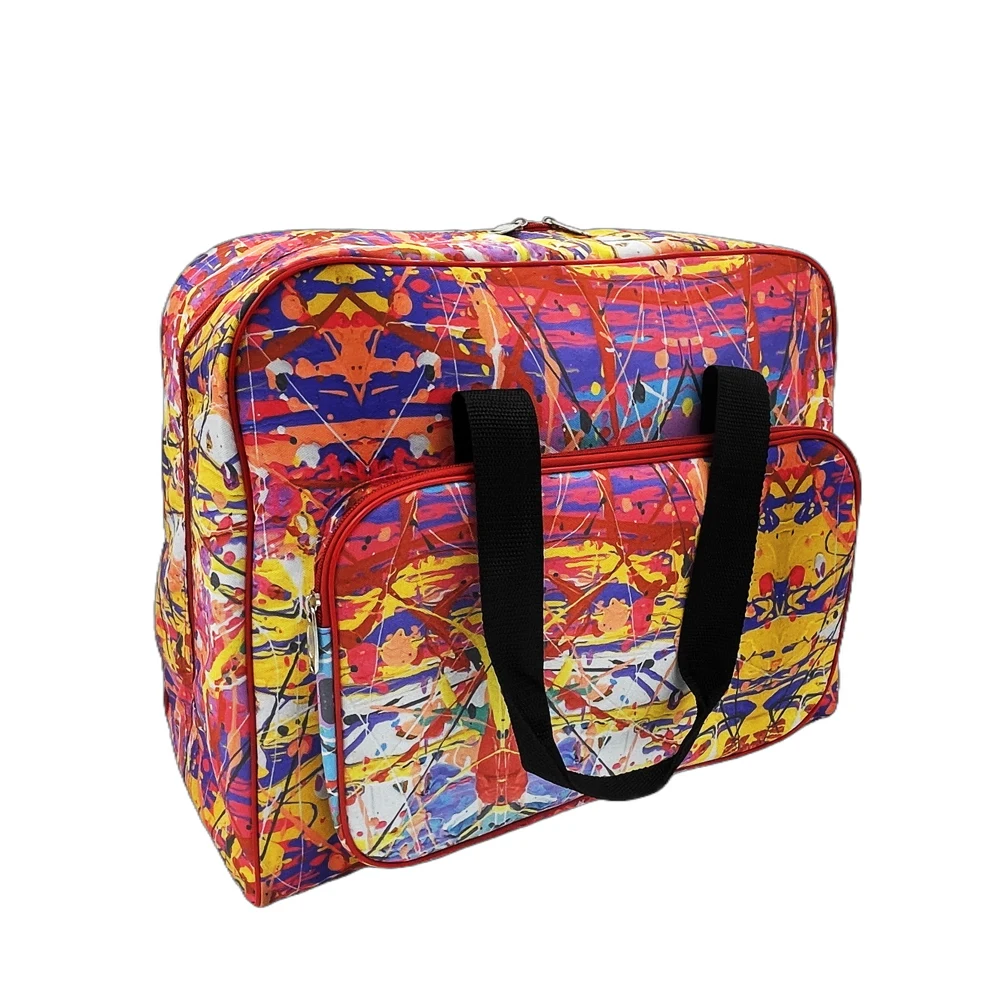 เคสพกพาเครื่องเย็บผ้าอุปกรณ์เย็บผ้ากระเป๋าโท้ทท่องเที่ยวแบบอเนกประสงค์กระเป๋าเก็บของมาตรฐานสำหรับบ้านส่วนใหญ่