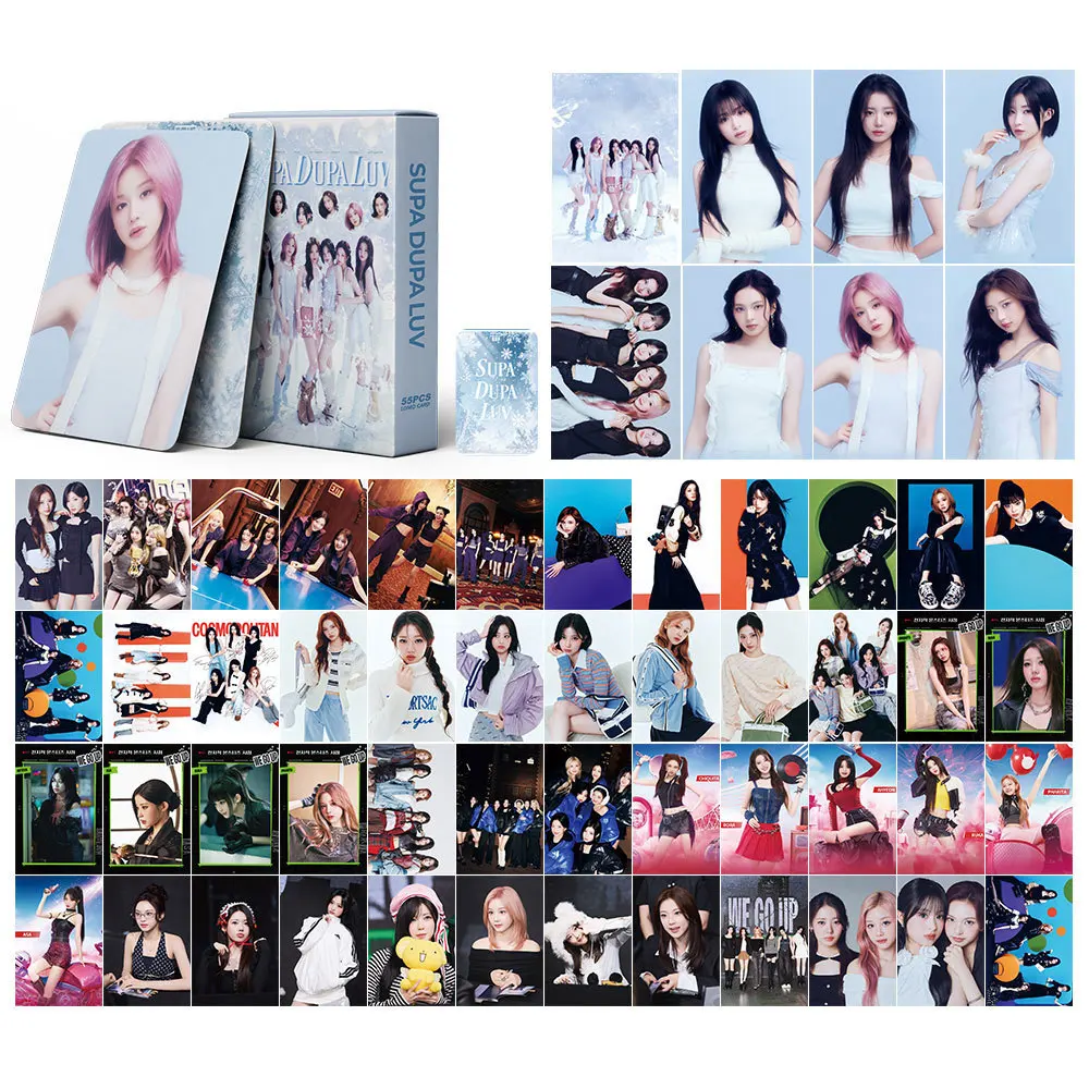 

55 шт./компл. Idol Girl BABYMONSTER новый одиночный альбом Supa Sog Luv Lomo карты открытка ASA RORA RUKA HARAM AHYEON CHIQUITA подарок для фанатов