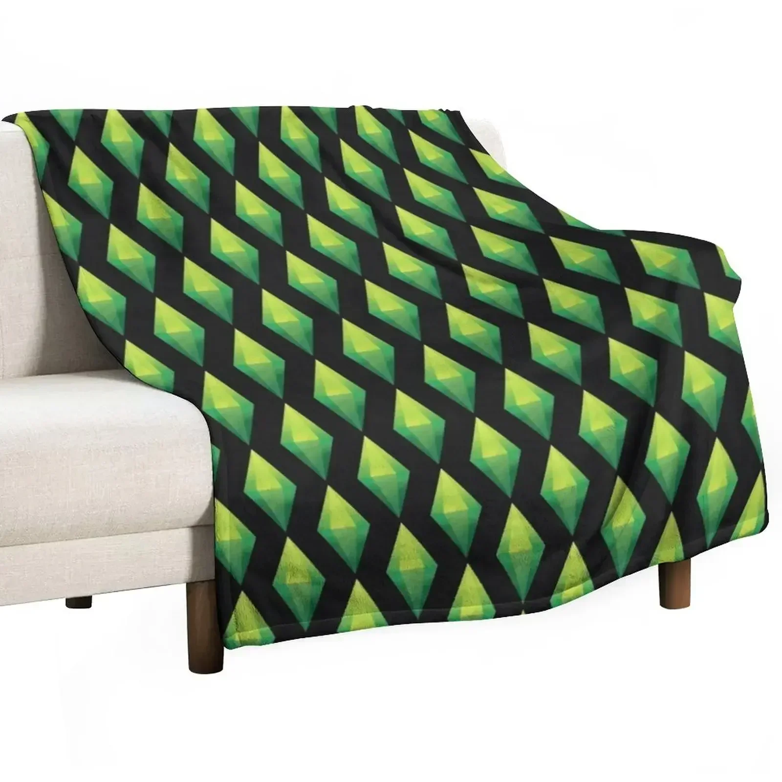 

Plumbob - The Sims Throw Blanket Giant Sofa Thins Cute heavy to sleep Blankets