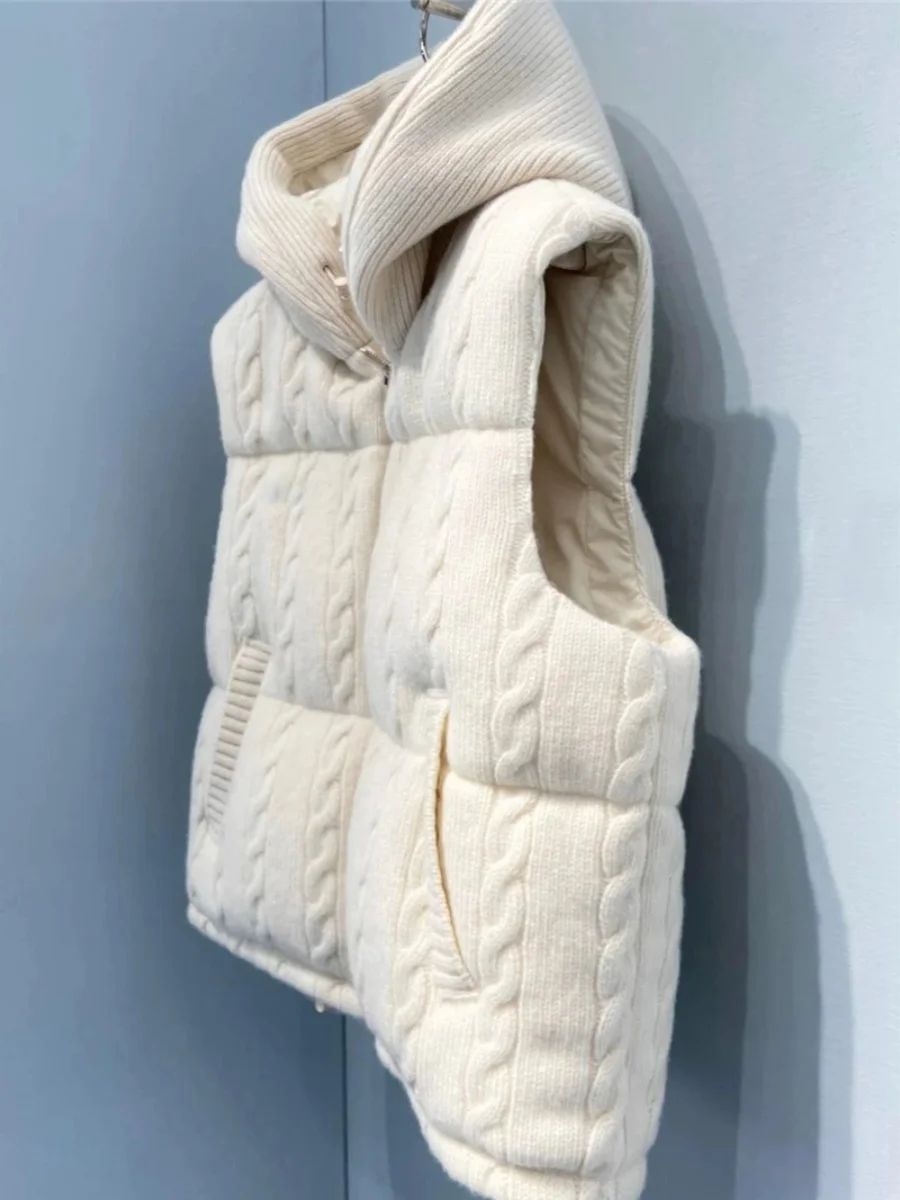 Ele com capuz para baixo Jaet feminino Faion Design exclusivo ort Sle commute Vento cor pura com fecho de zíper Du down