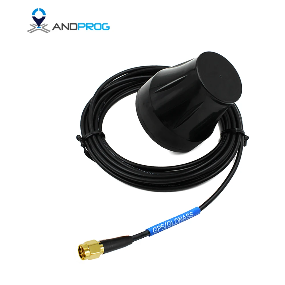 Outdoor waterproof IP67 GPS GLONASS Mushroom Antenna SMA Interface