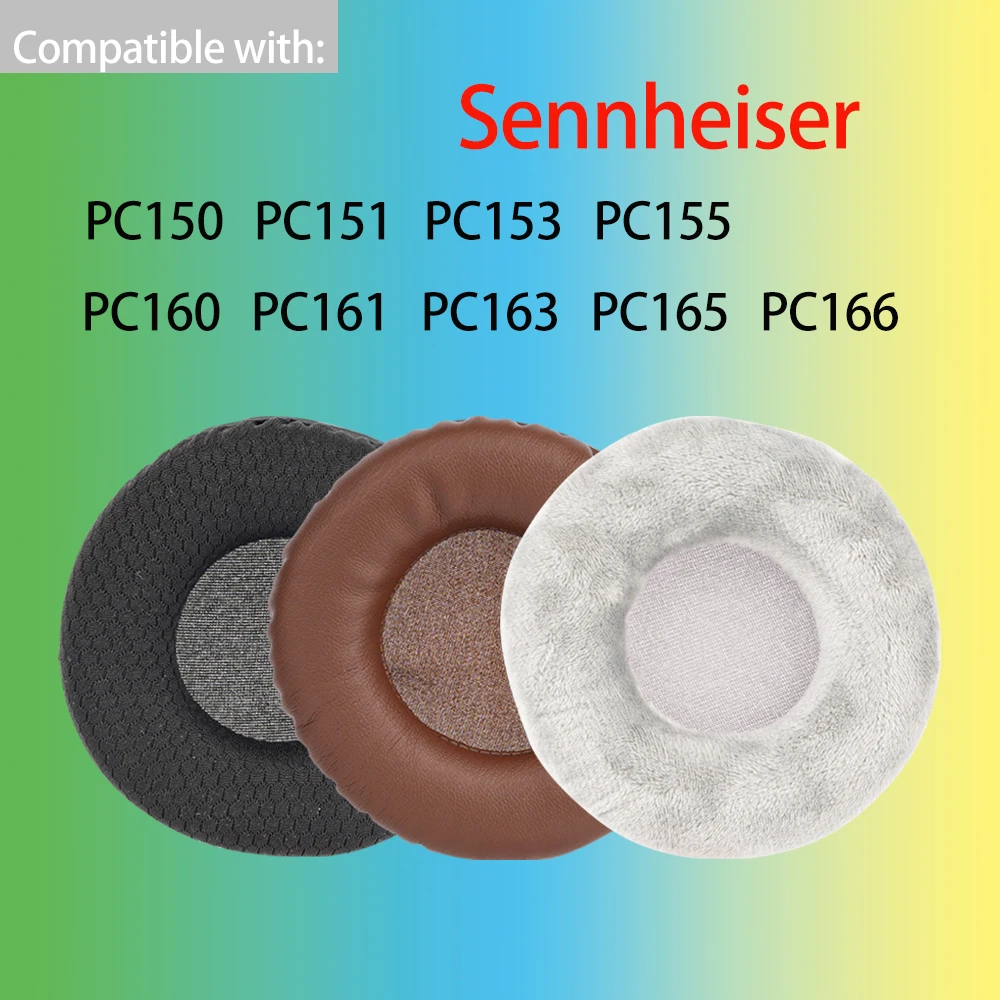 وسادات الأذن لـ Sennheiser PC150 PC151 PC153 PC155 PC160 PC161 PC163 PC165 PC166 سماعات الأذن وسائد سماعة رغوة وسادة يغطي #1