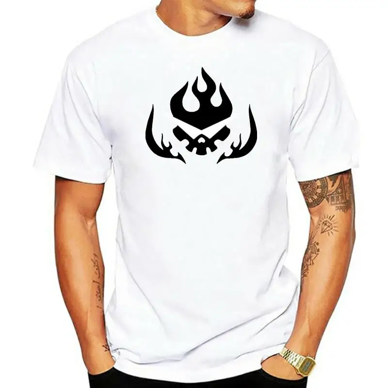 Gurren Lagann Team Dai gurren skull and shades logo mens T-shirt men t shirt