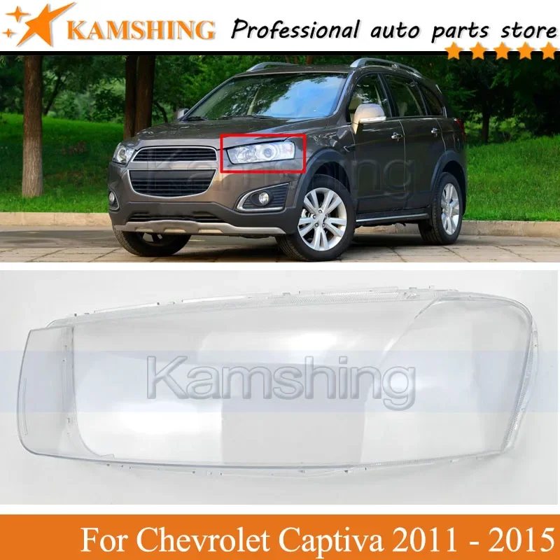 Kamshing Front bumper headlight Cover For Chevrolet Captiva 2011 2012 2013 2014 2015 head lamp CVOER