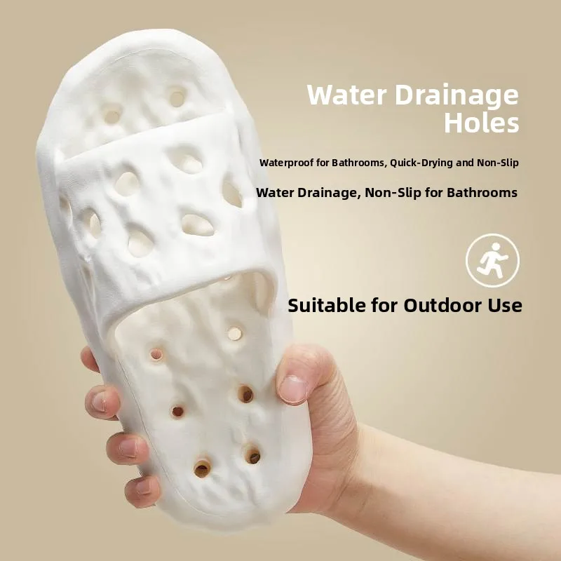 

Bathroom Bathing Slippers Unisex Quick Dry Anti Slip Indoor Home Use Slippers Fly Blue Valley Brand EVA Sole Slip-On Slippers