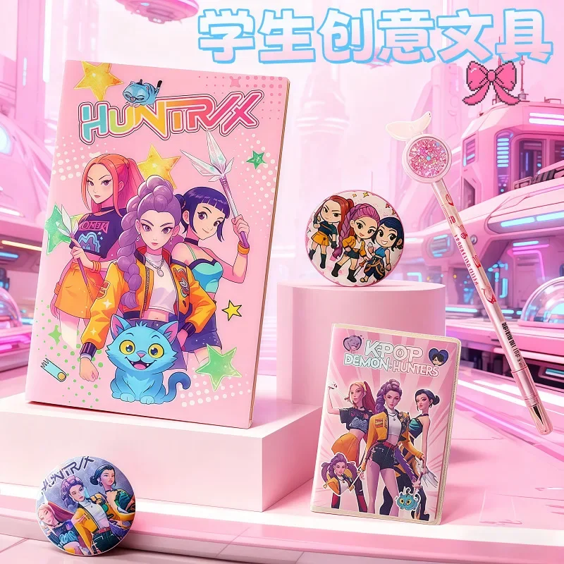Sweet Party & Birthday Souvenir Stationery Set High Aesthetic Pink Anime Cartoon Pack Cute Writing Supplies For Young Learners view 3