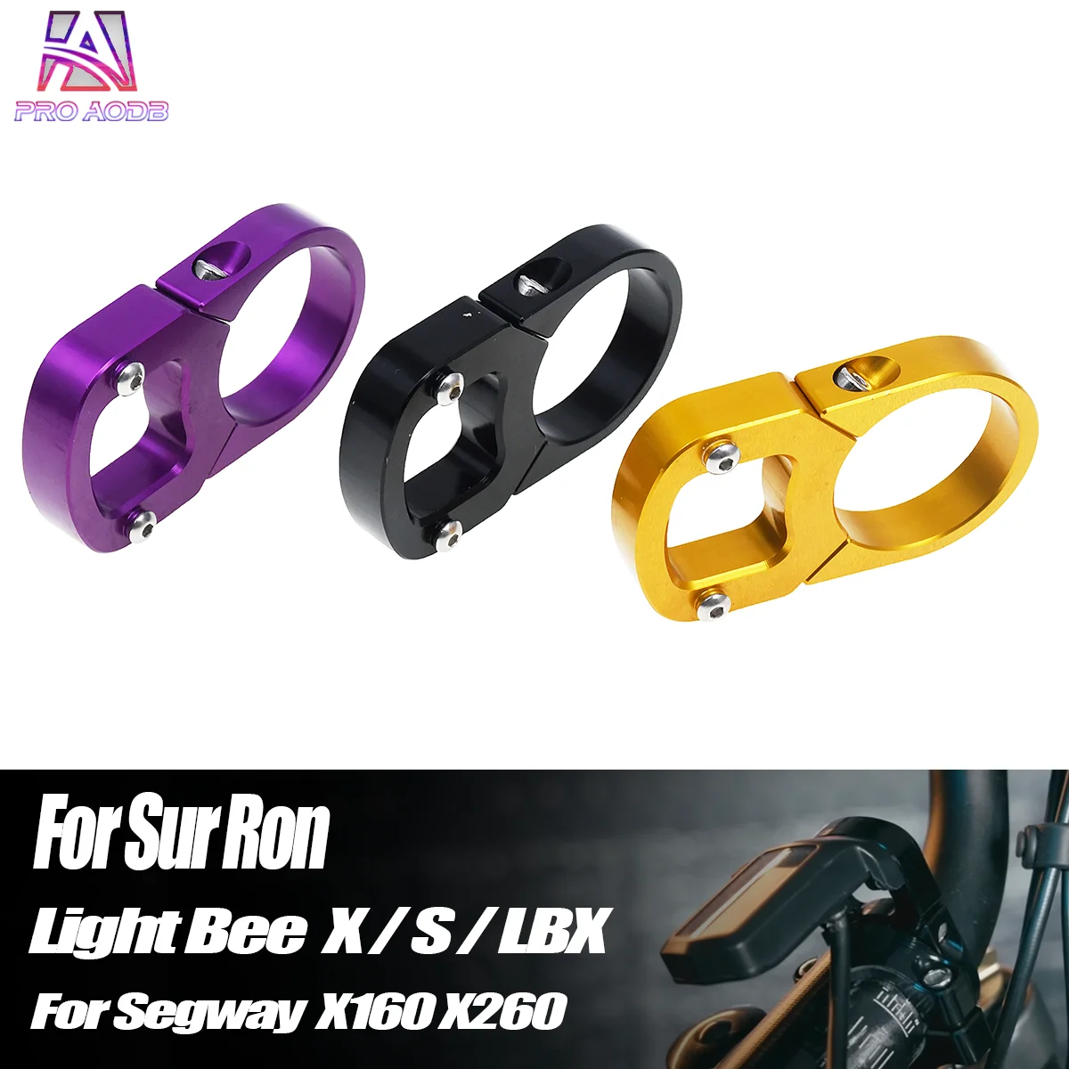For Digital Display Relocation Bracket Protector CNC Aluminum For Sur-Ron Light Bee S/X LBX Segway X160 X260 E-Bike Mod Parts