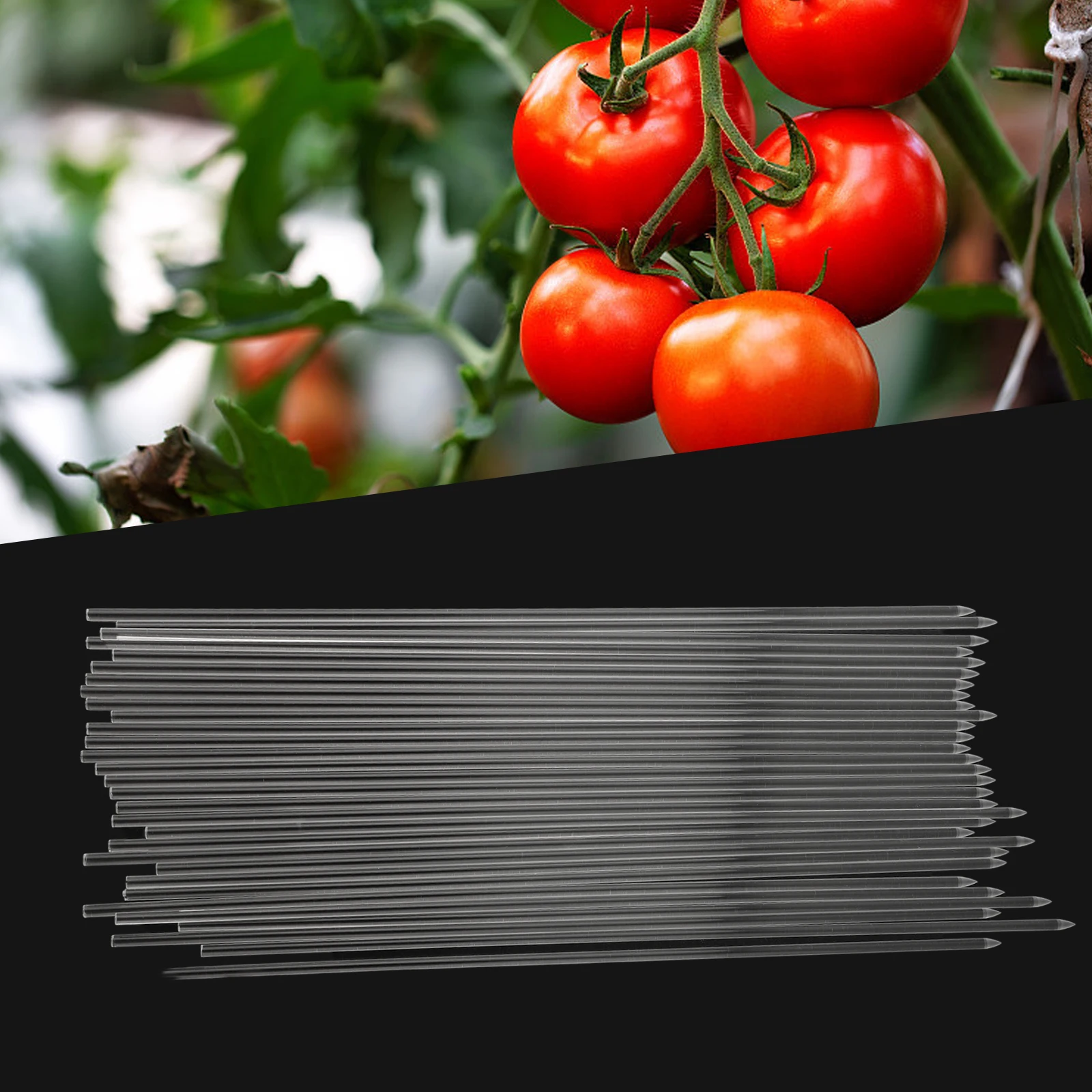 

Для цветов, орхидей, для помидоров, свай для растений, внутренние и наружные аксессуары 15,7 дюйма, многоразовые многоразовые