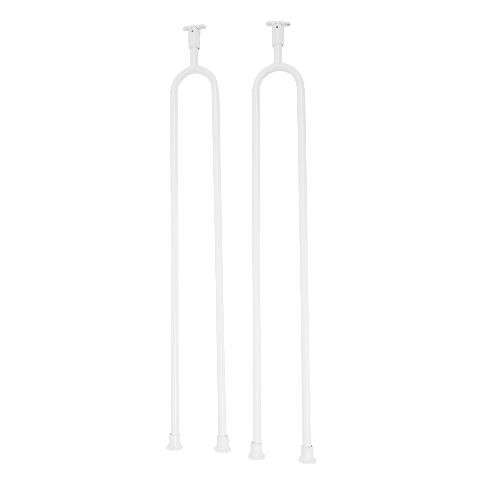 5 قطع من الدرابزينات الدرج على شكل حرف U مع دعامة علوية قابلة للتعديل، درابزين الدرج الحديدي 101 سم، درابزين الدرج الداخلي والخارجي #3