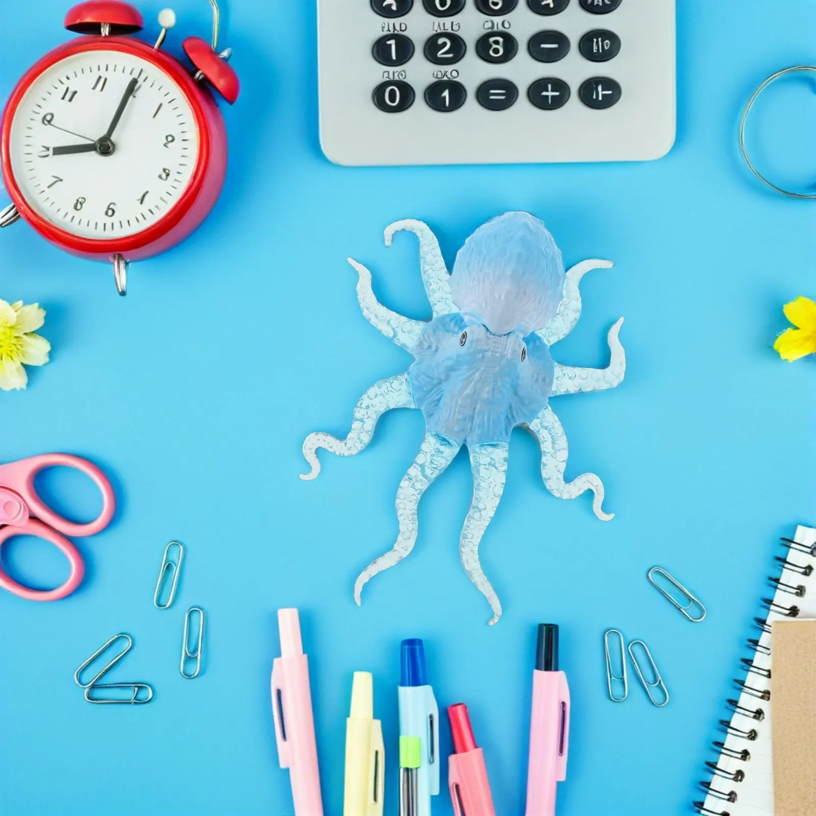 

Мягкий эластичный сенсорный мячик-антистресс в виде морского существа (осьминога) для снятия напряжения, для занятий в классе и вечеринок