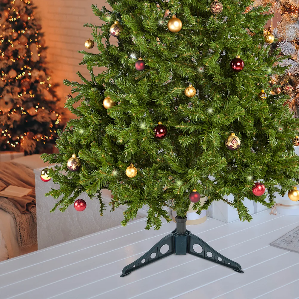 

4Pcs Christmas Tree Bracket Sturdy Wear-Resistant Design Fixed Support for Artificial Tree Indoor Use Christmas Supplies