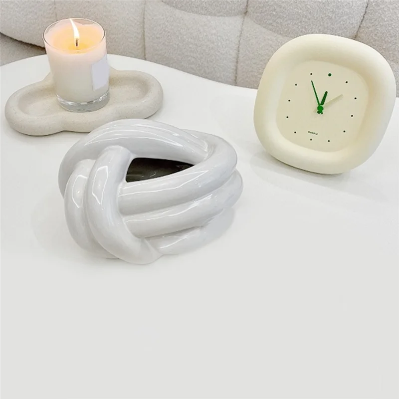 

SYW- Fun Knot Коробка для салфеток Крышка Европейский современный держатель для салфеток для лица Настольные декоративные чехлы для салфеток Украшения для дома Белый