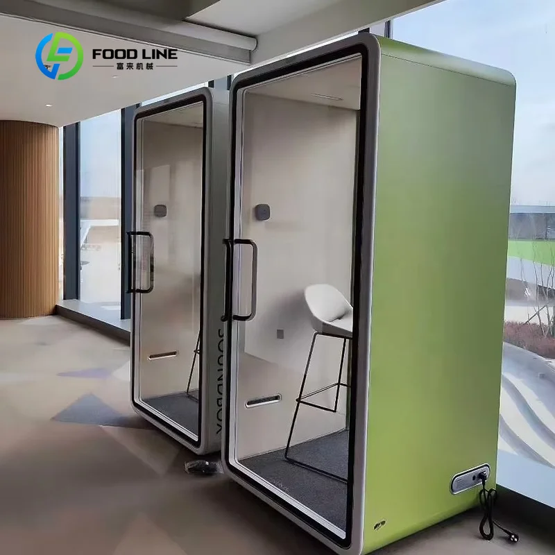 Custom Soundproof Work Booth Office Pod Acoustic Private Office Cabin Home Office Meeting Room Noise Reduction Unit