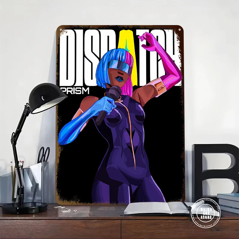 Dispatch Prism Singer Metal Poster Customized Wall Art Retro Vintage Tinplate Signs for Man Cave Office Decor Room Wand Deko